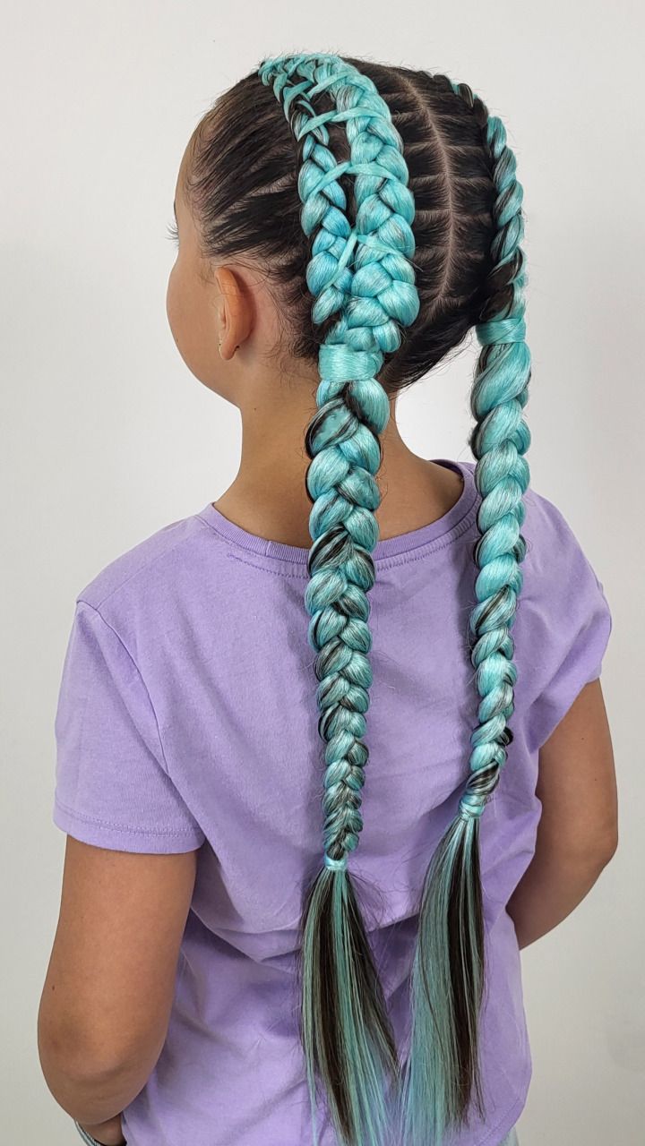 Stylish Dutch Braids for Softball Players