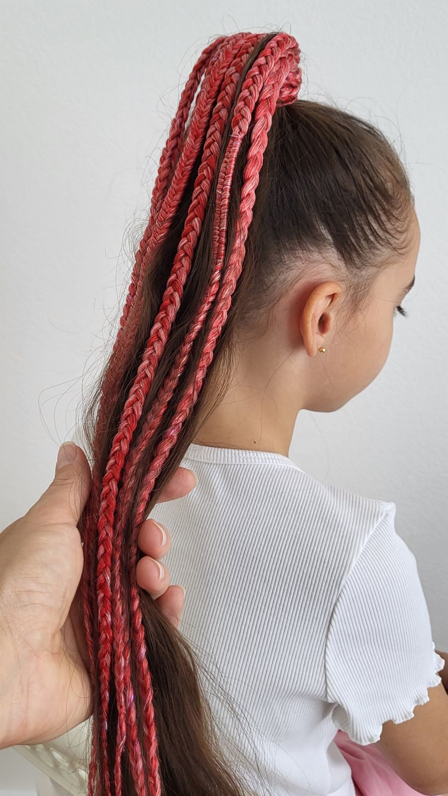 Braided Ponytail Extensions for Girl
