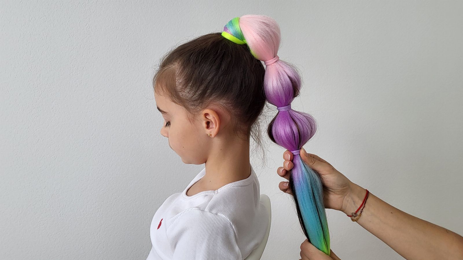 Bubble Braid with Braiding Hair