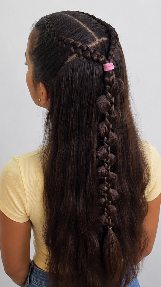 Cornrows with Natural Hair