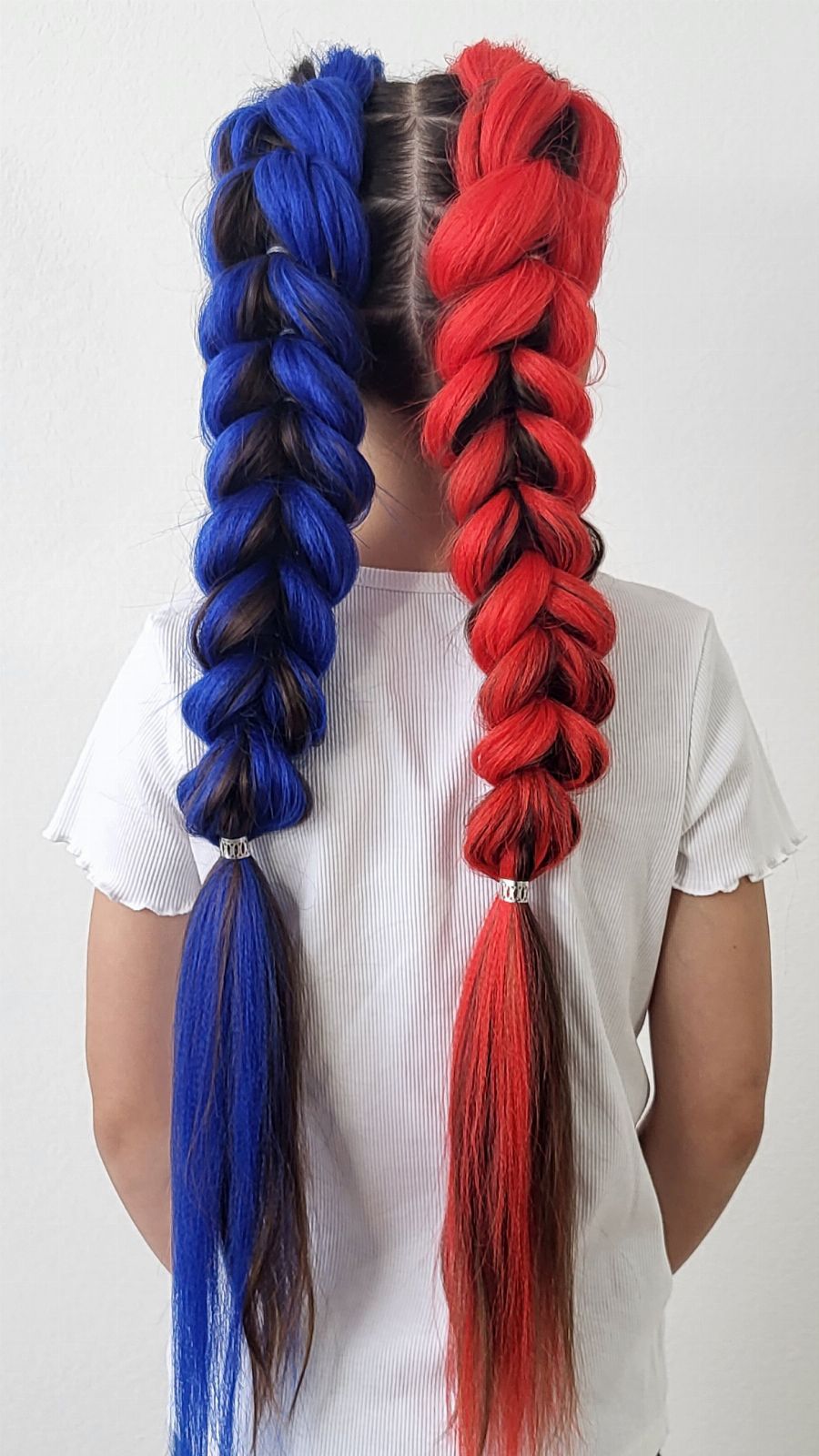 Cute Dragon Braids — close-up