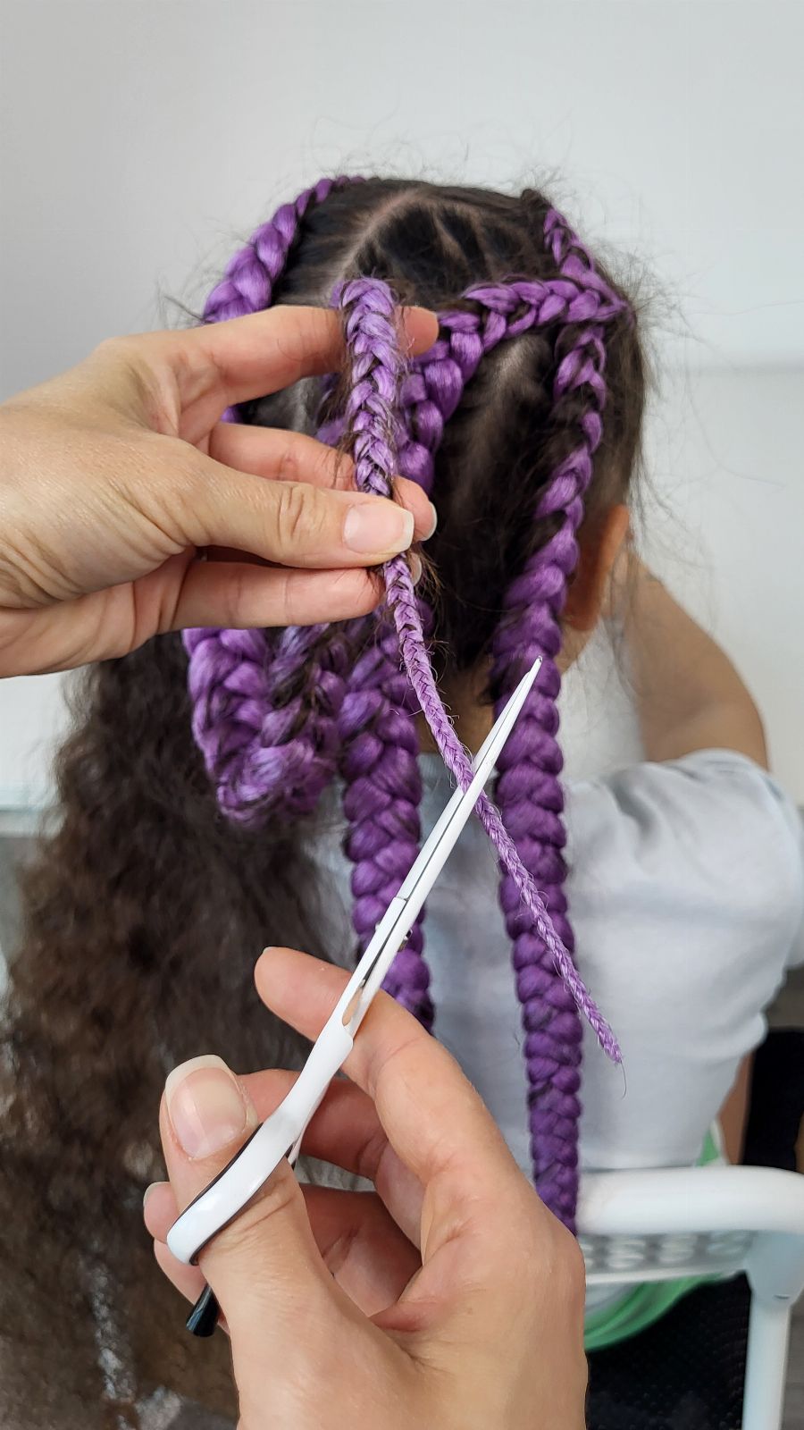 Feed-In Braids Removal Process