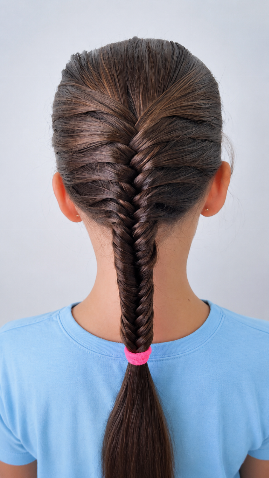 Fishtail Braid with Added Strands