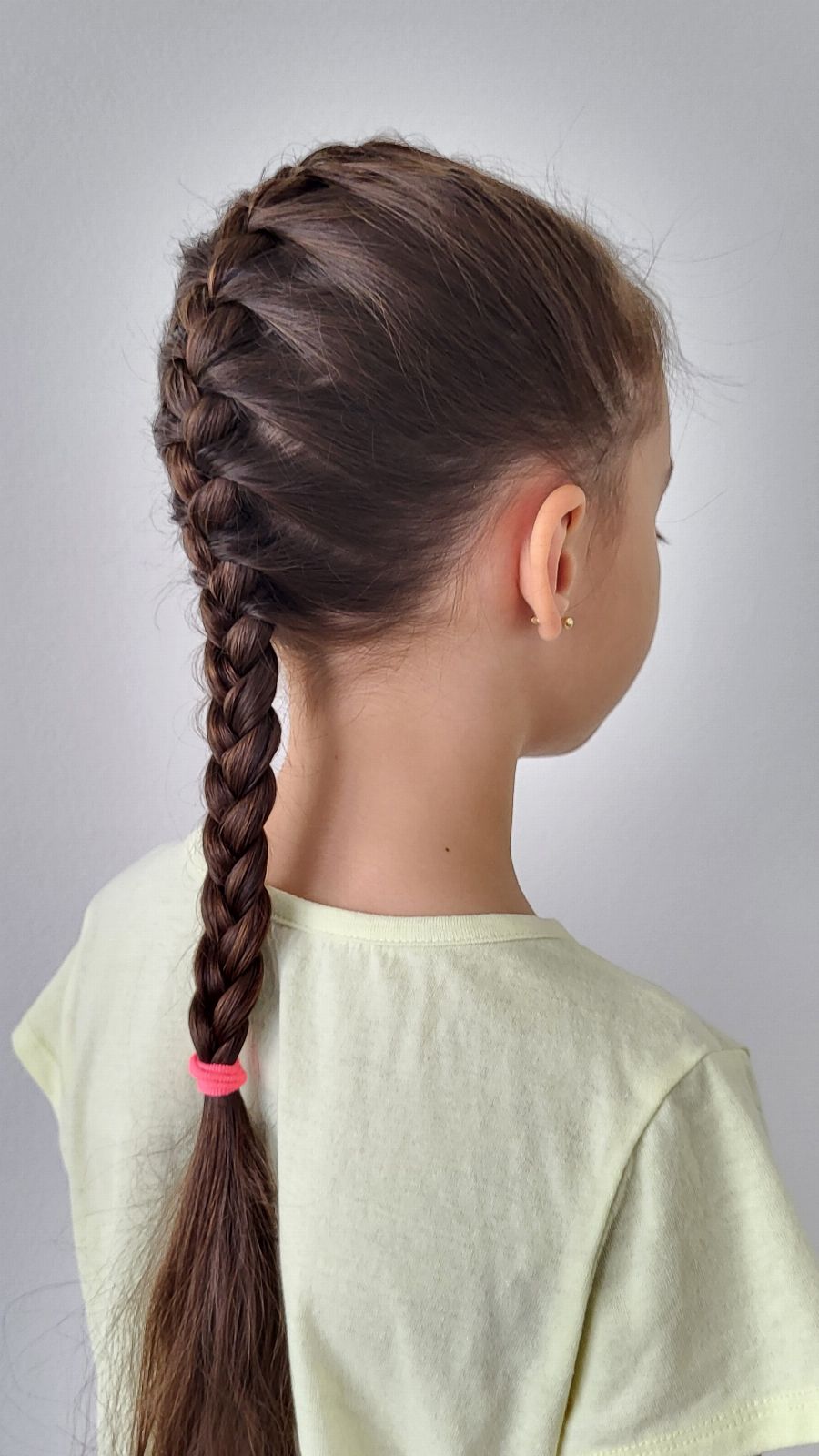 French Braid on Natural Hair