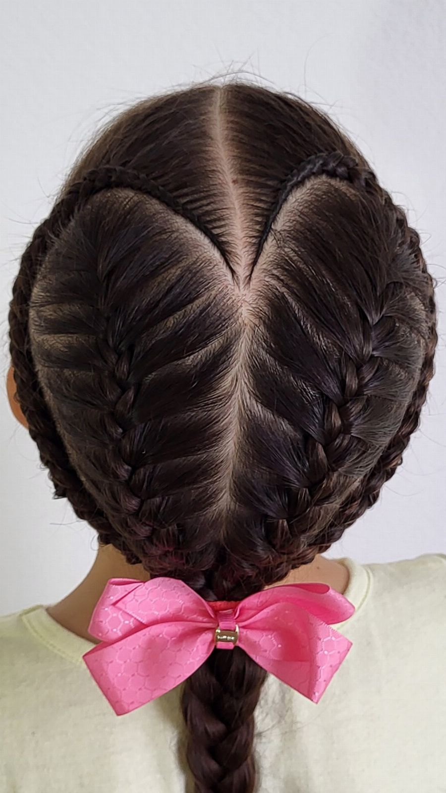 Heart-Shaped Braids for Kids