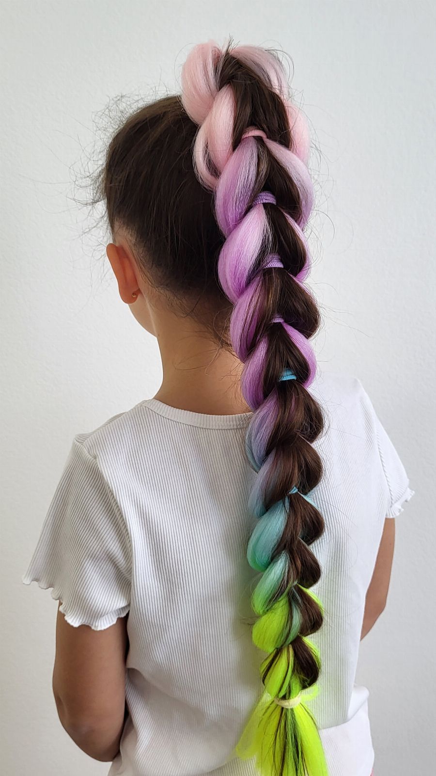 Simple Pull-Through Braid with Braiding Hair