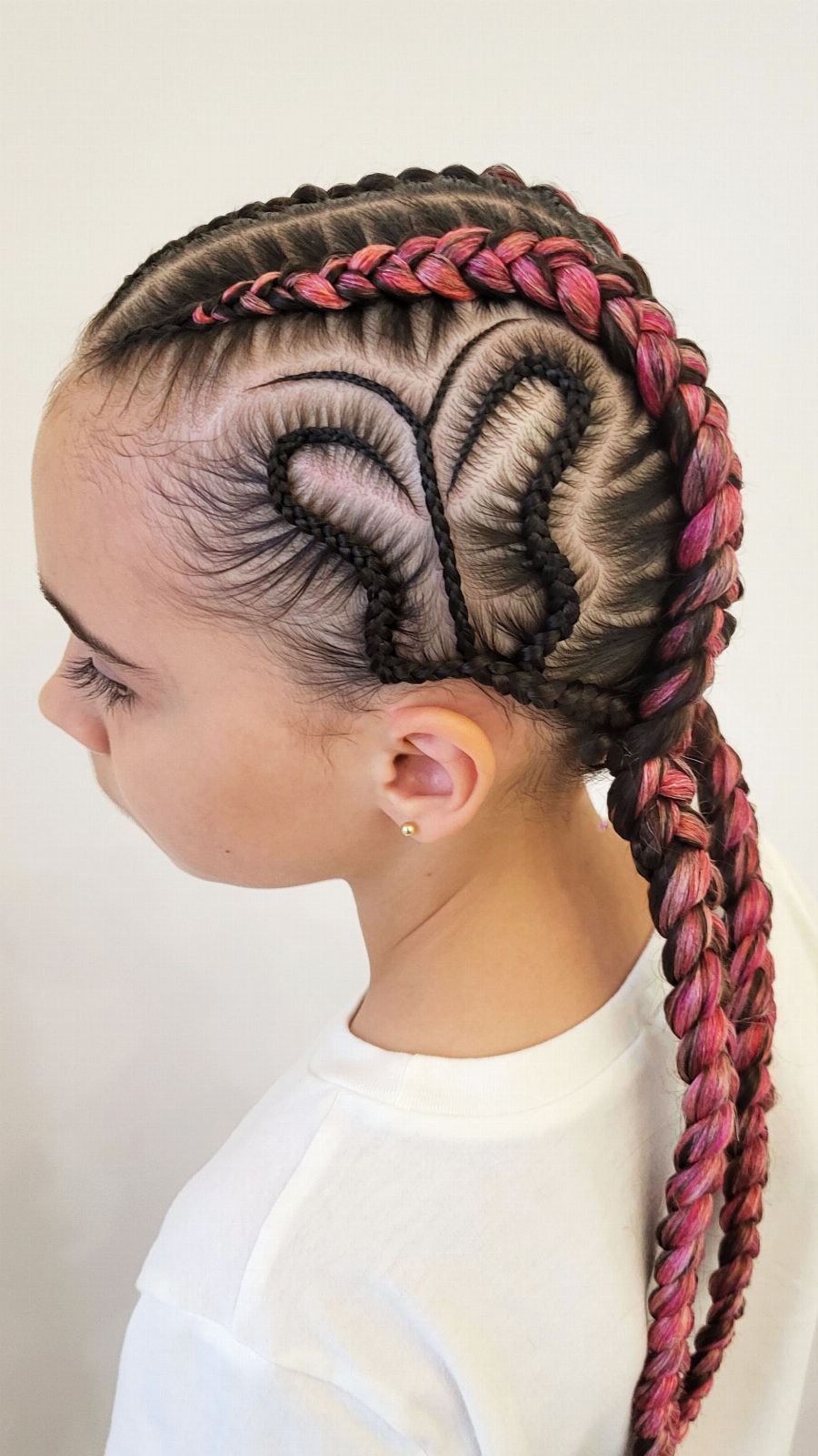 Side Butterfly Braid Design