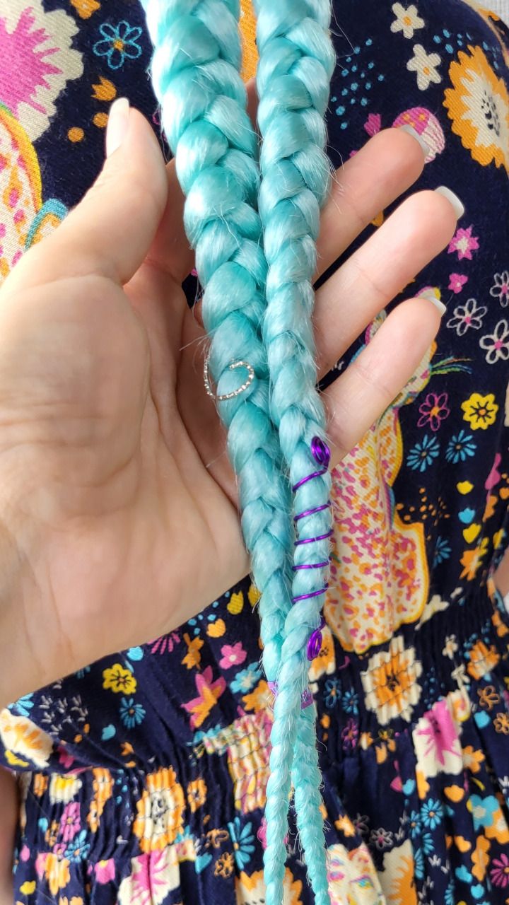 Dutch Braids with an Infinity Pattern Down the Center — styled look