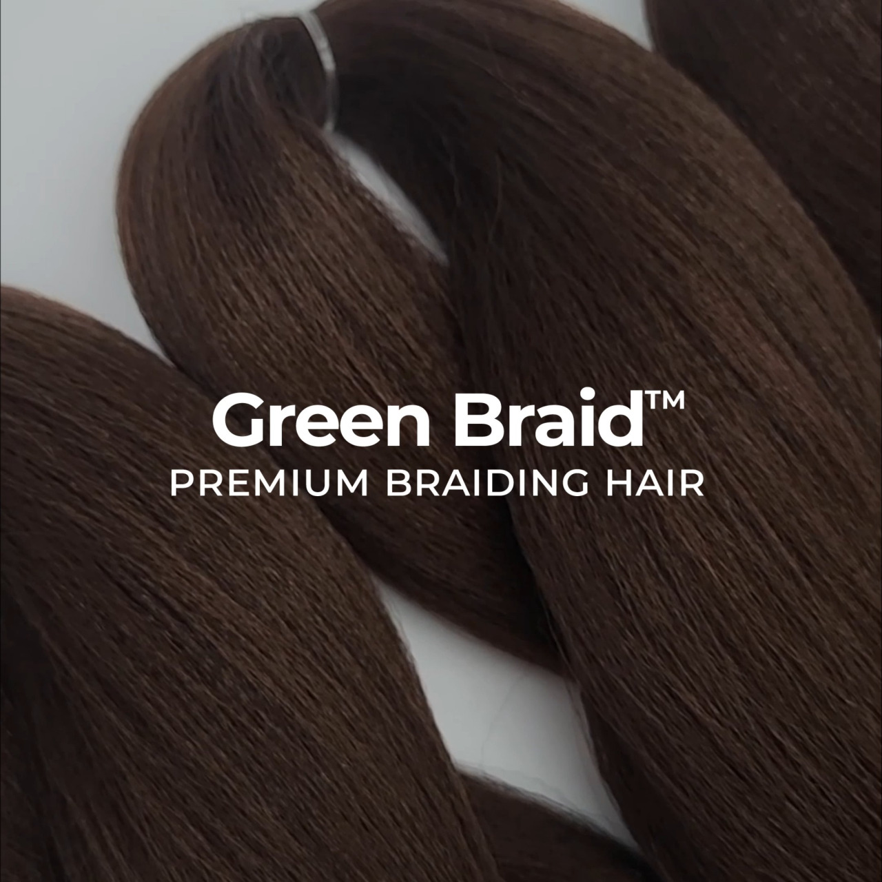 Premium Pre-Stretched Braiding Hair, Brown, 28 in, 10.5 oz