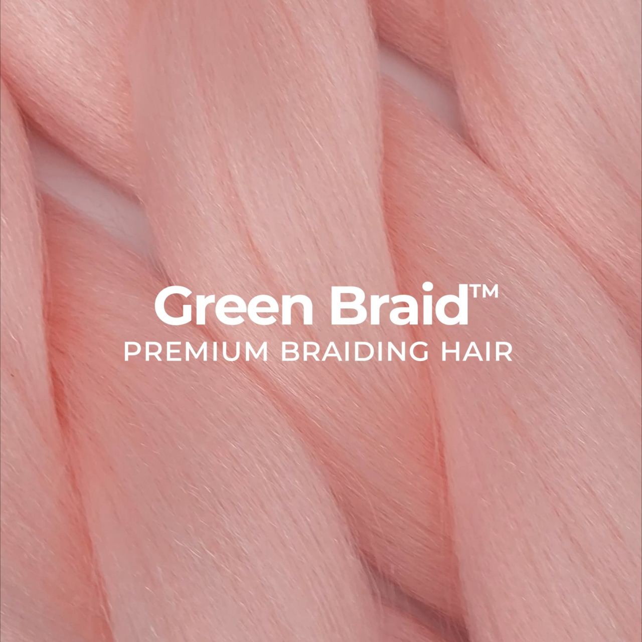 Premium Pre-Stretched Braiding Hair, Light Pink, 28 in, 10.5 oz