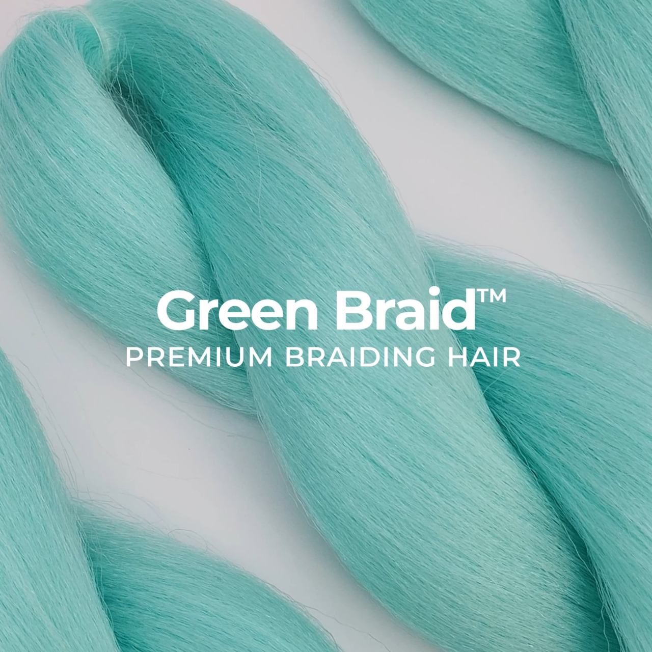 Premium Pre-Stretched Braiding Hair, Mint, 28 in, 10.5 oz