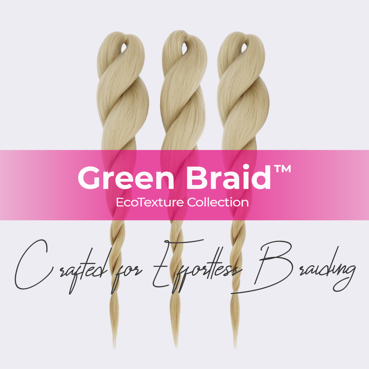 Premium Pre-Stretched Braiding Hair, Honey Blonde, 28 in, 10.5 oz