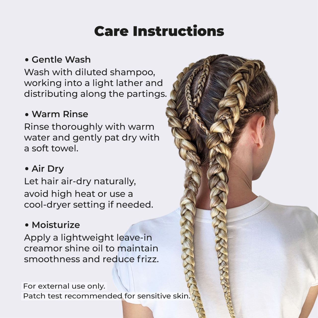 Premium Pre-Stretched Braiding Hair, Honey Blonde, 28 in, 10.5 oz
