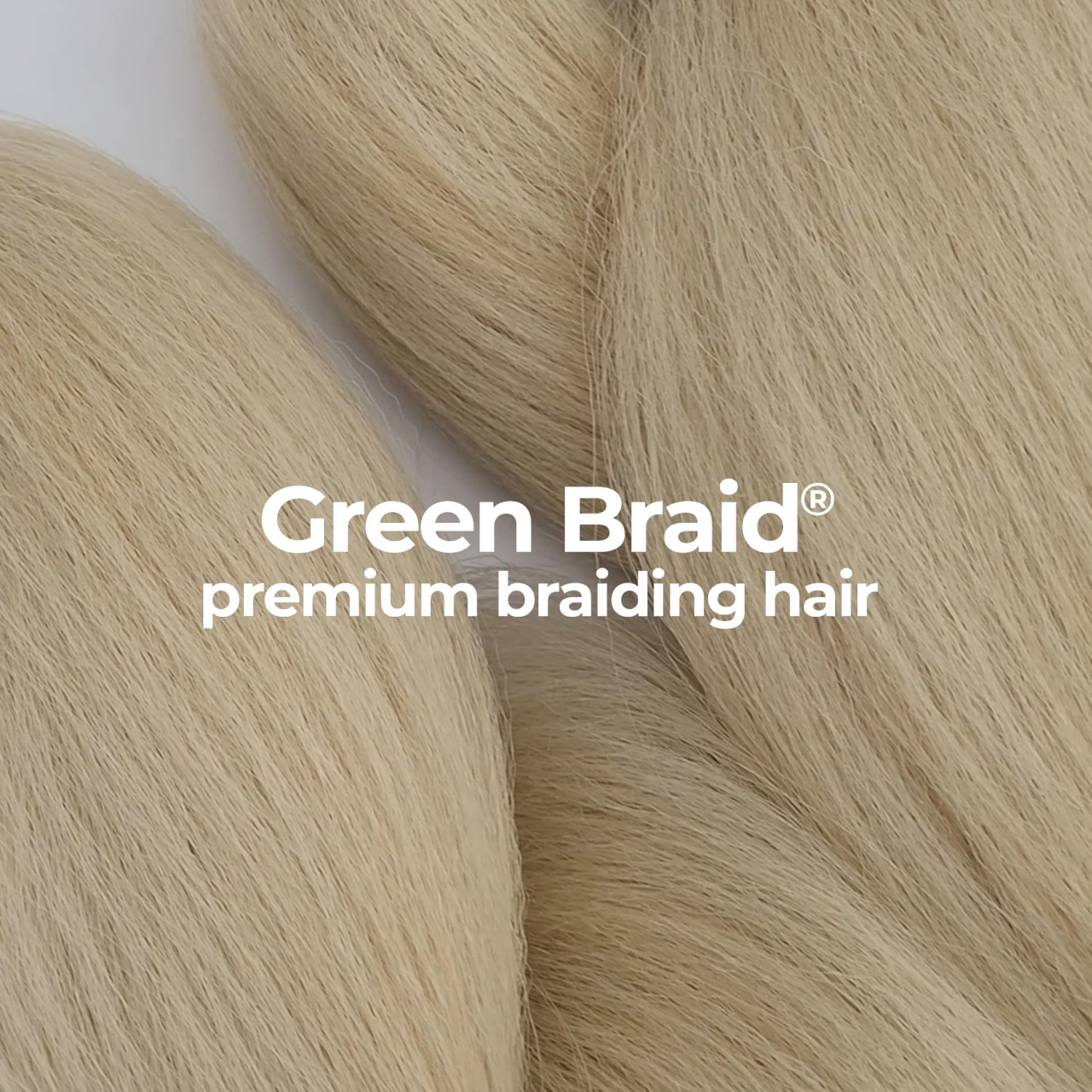 Premium Honey Blonde Pre-Stretched Braiding Hair, 28 in (10.5 oz) — close-up