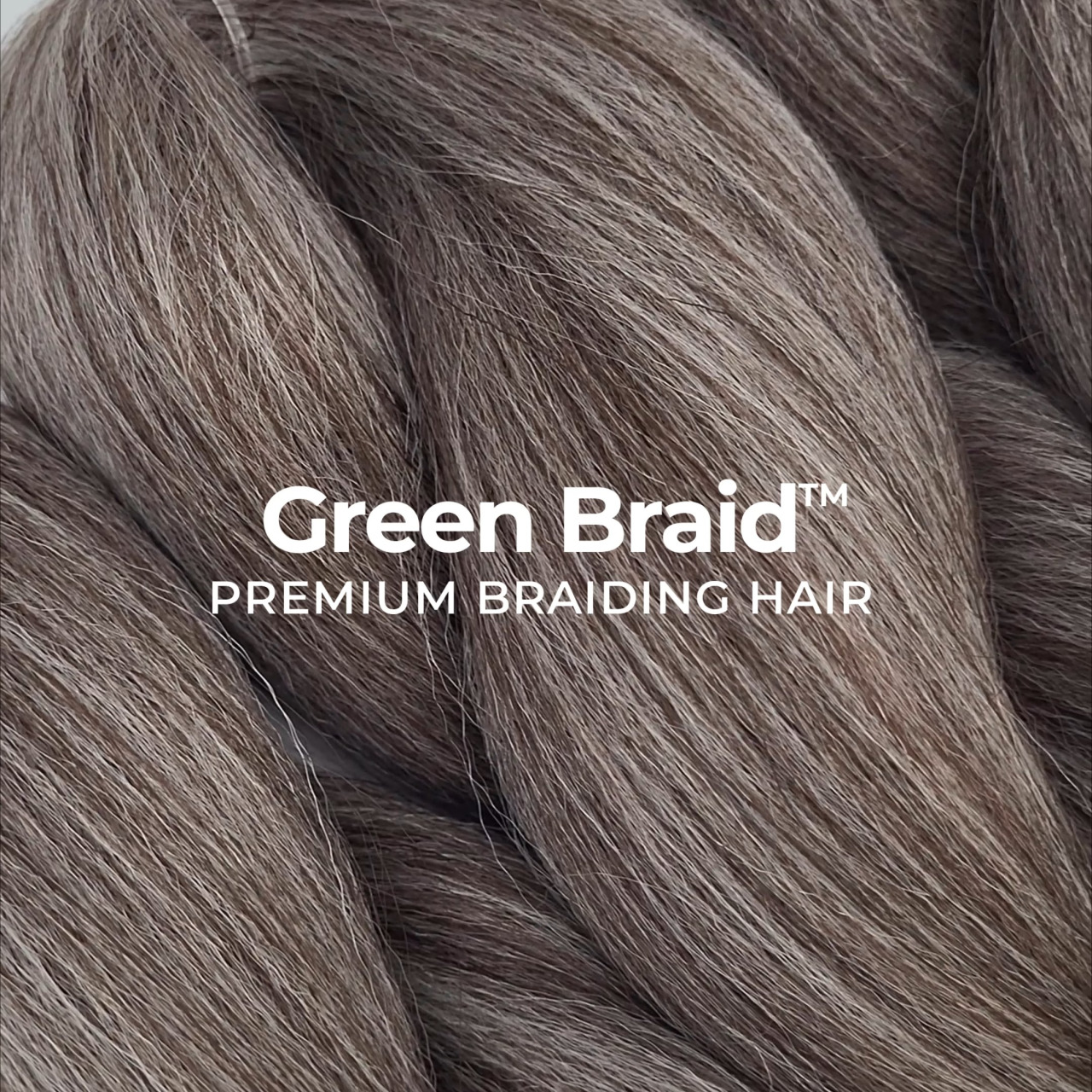 Premium Pre-Stretched Braiding Hair, Ombre Grey, 28 in, 10.5 oz