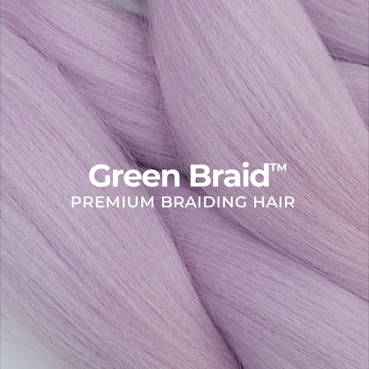 Premium Pre-Stretched Braiding Hair, Light Purple, 28 in, 10.5 oz